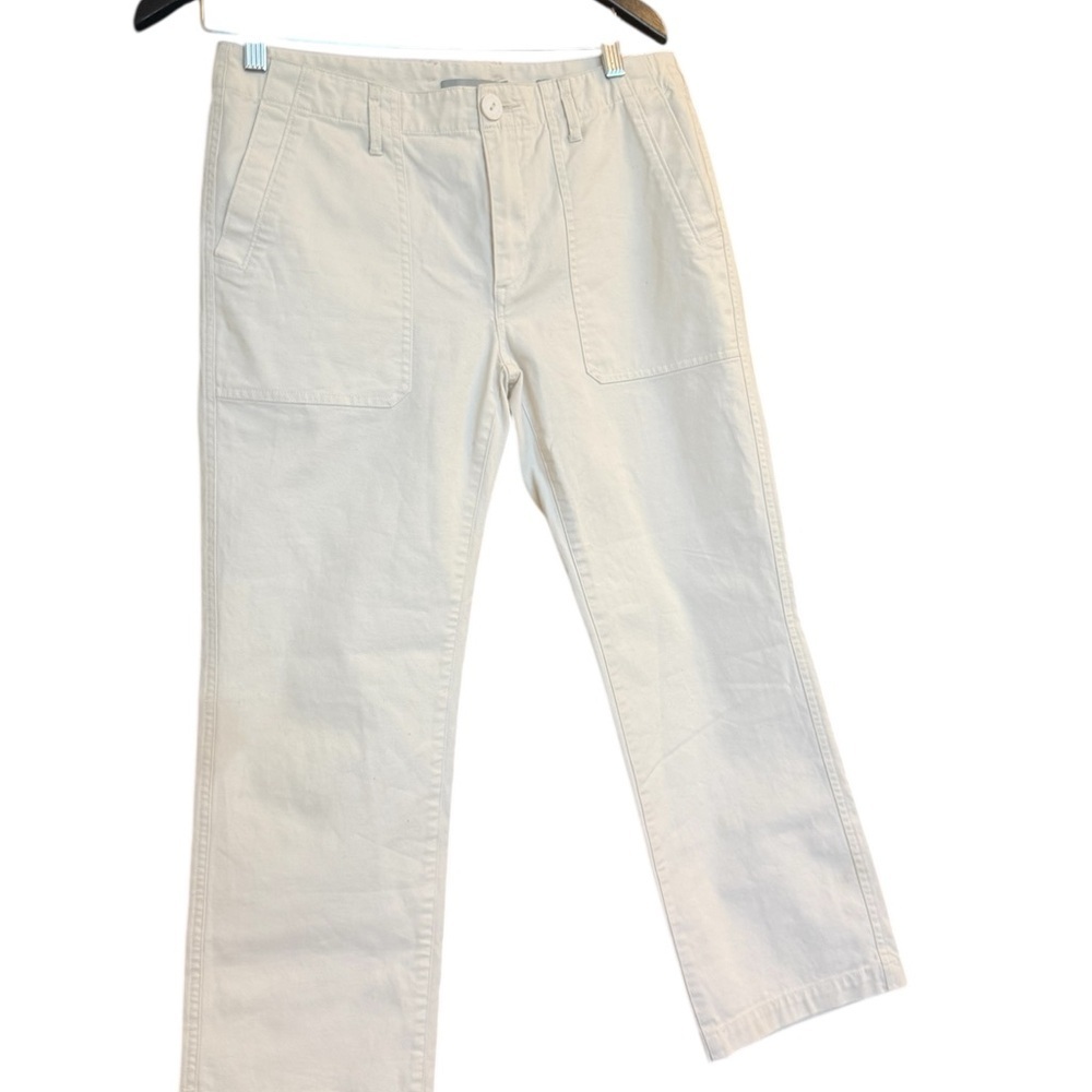 Vince Light Beige Capris with Pockets